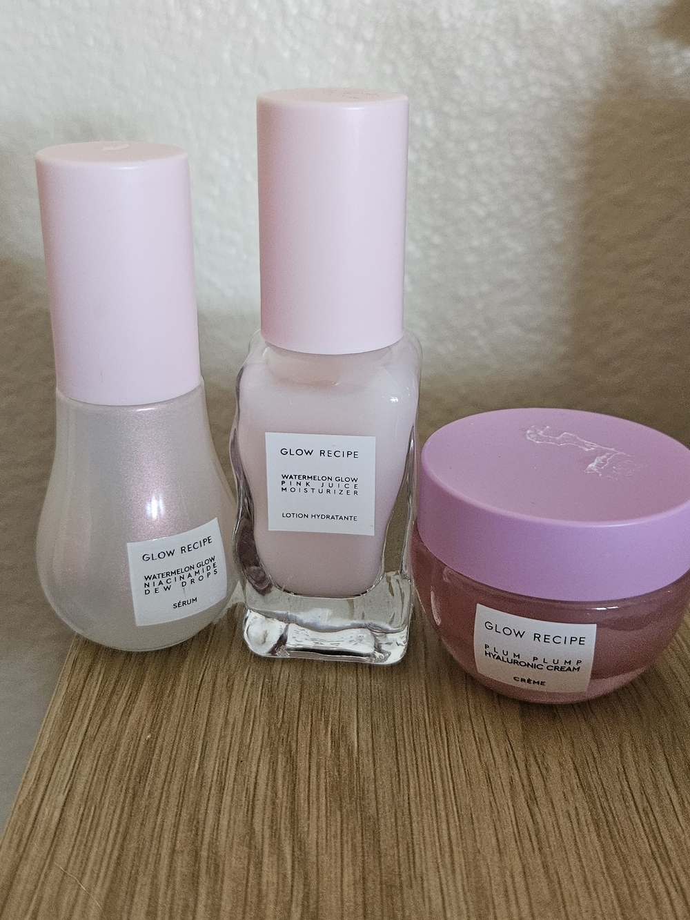 Glow Recipe Skincare Set - Dew Drops, Pink Juice And Plum Plump